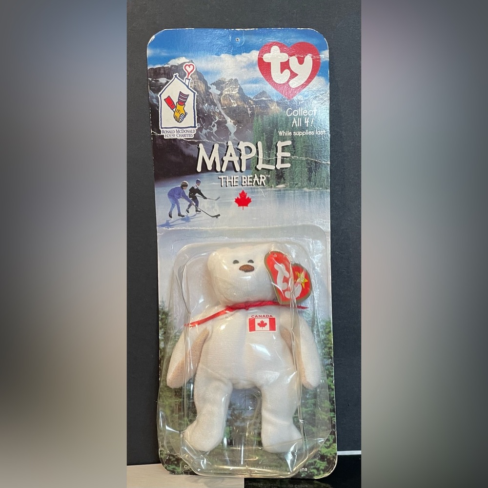 Maple The Bear -1999 McDonald's Ty Beanie Baby